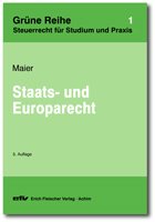 GRÜNE REIHE Band 1: Staats- und Europarecht